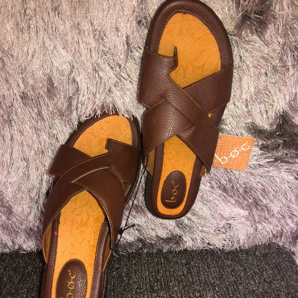 New never worn sandals